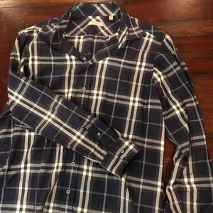 Men’s Burberry London Plaid Dress Shirt